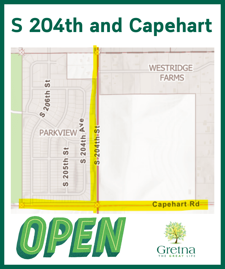 S 204th and Capehart Open website